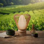 matcha chasen 3d printed bedside lamp – unique tea whisk design